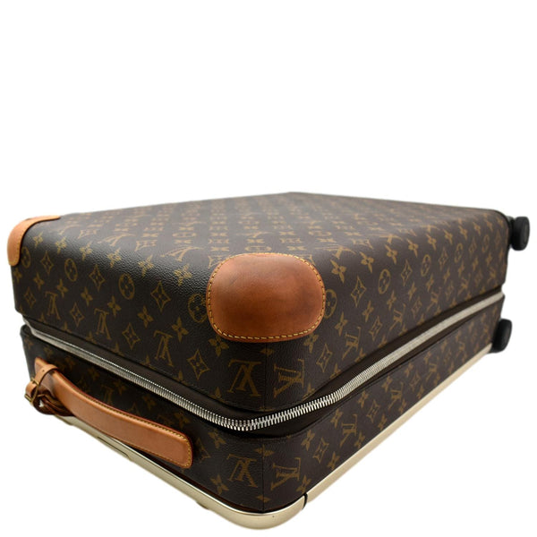 LOUIS VUITTON Horizon 55 Monogram Canvas Rolling Suitcase Brown