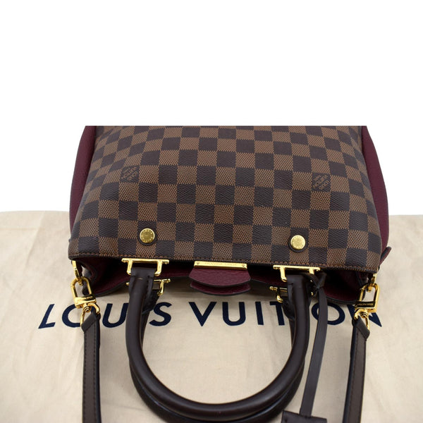 LOUIS VUITTON Brittany Damier Ebene Shoulder Bag Brown