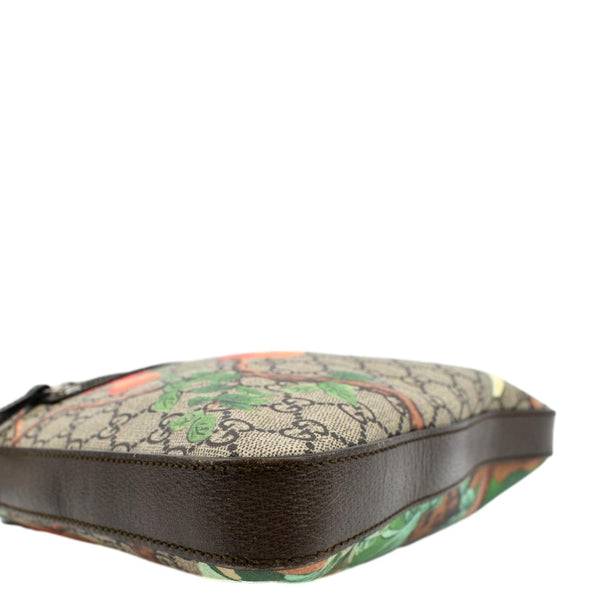 Gucci Courrier Zip GG Supreme Canvas Messenger Bag - Bottom Left