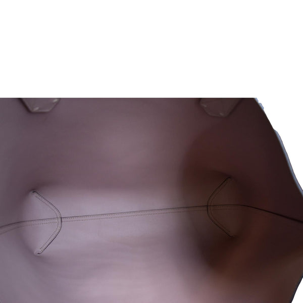 GUCCI Reversible GG Supreme Canvas Leather Tote Bag Beige