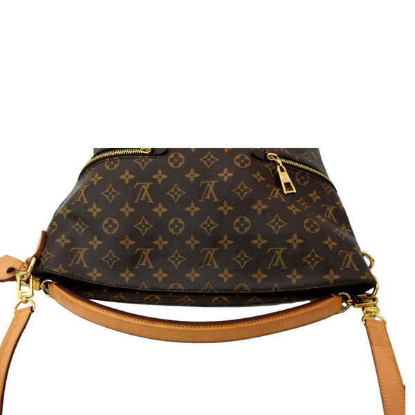 LOUIS VUITTON Melie Monogram Canvas Hobo Bag Brown