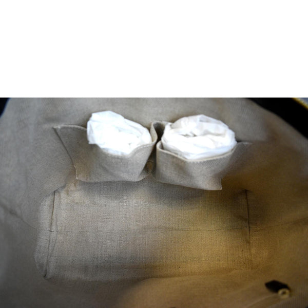 GUCCI Convertible GG Microguccissima Leather Satchel Bag Black 449656