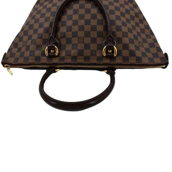 LOUIS VUITTON Saleya MM Damier Ebene Shoulder Bag Brown