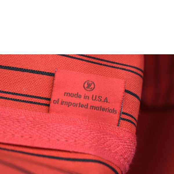 LOUIS VUITTON Neverfull GM Damier Ebene Tote Shoulder Bag Brown