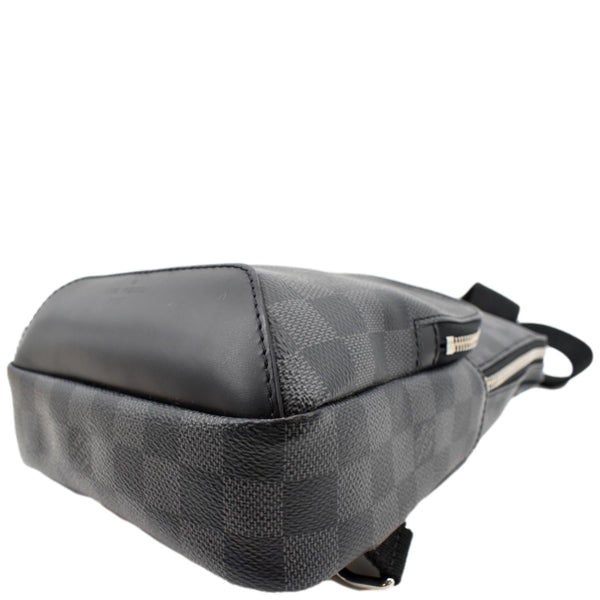 LOUIS VUITTON Avenue Sling Damier Graphite Backpack Bag Black