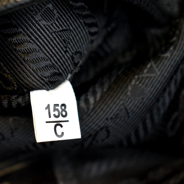 PRADA Re-Nylon Saffiano Leather Crossbody Bag Black