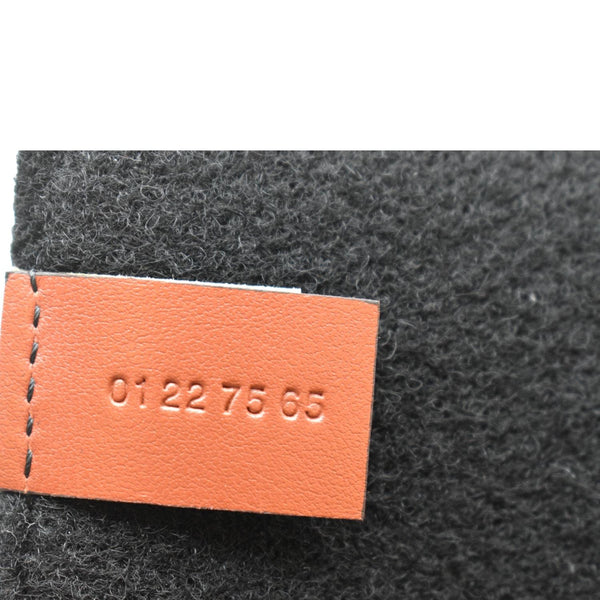 CHLOE Medium Woody Calfskin Canvas Tote Bag Black