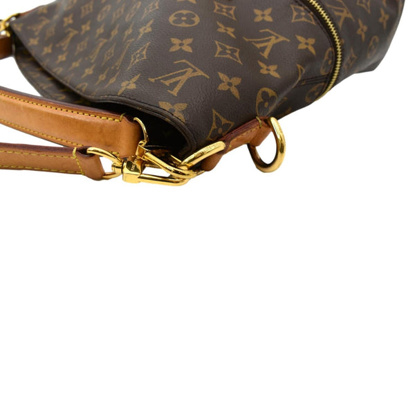 LOUIS VUITTON Melie Monogram Canvas Hobo Bag Brown