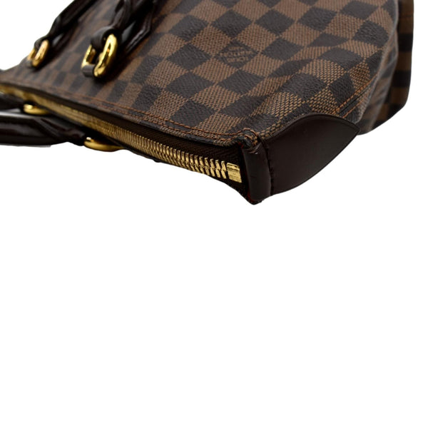 LOUIS VUITTON Saleya MM Damier Ebene Shoulder Bag Brown
