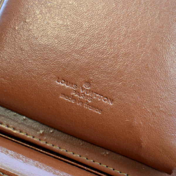 LOUIS VUITTON Attache Case Vertical Monogram Canvas Briefcase Brown