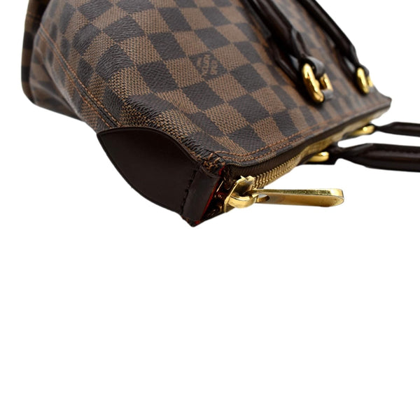 LOUIS VUITTON Saleya MM Damier Ebene Shoulder Bag Brown