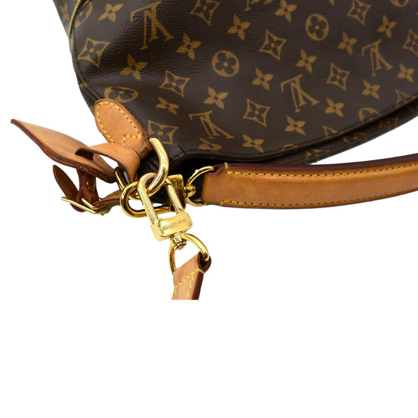 LOUIS VUITTON Melie Monogram Canvas Hobo Bag Brown