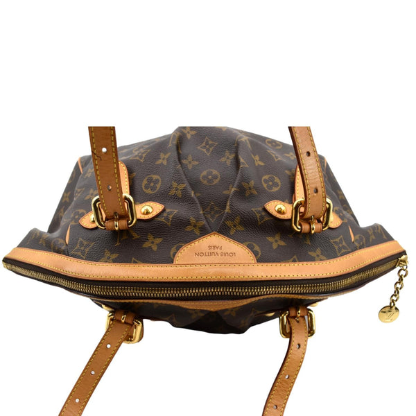 LOUIS VUITTON Tivoli GM Monogram Canvas Shoulder Bag Brown