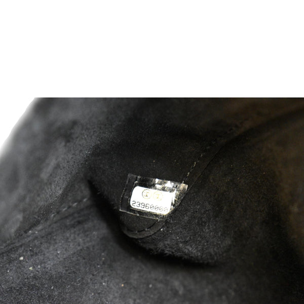 CHANEL Classic Medium Double Flap Caviar Leather Shoulder Bag Black