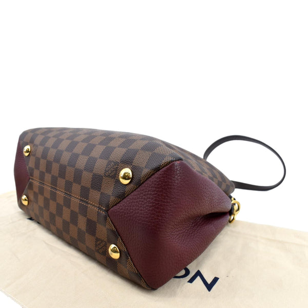 LOUIS VUITTON Brittany Damier Ebene Shoulder Bag Brown