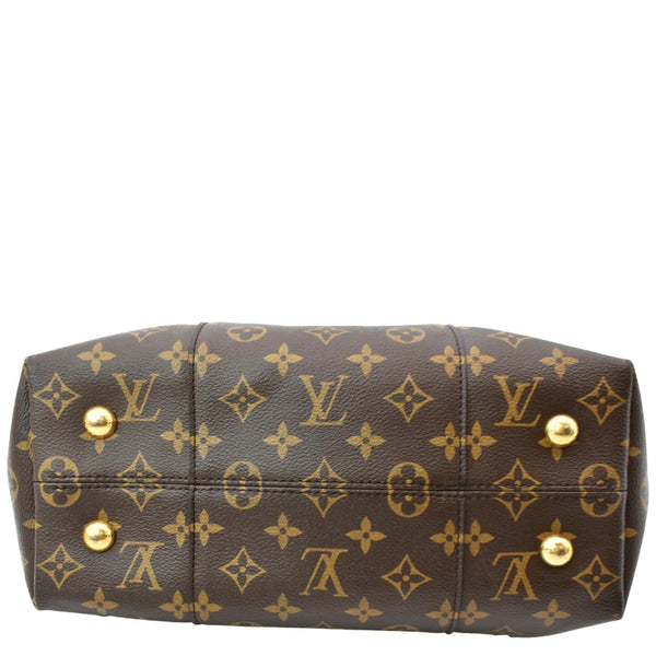 LOUIS VUITTON Melie Monogram Canvas Hobo Bag Brown