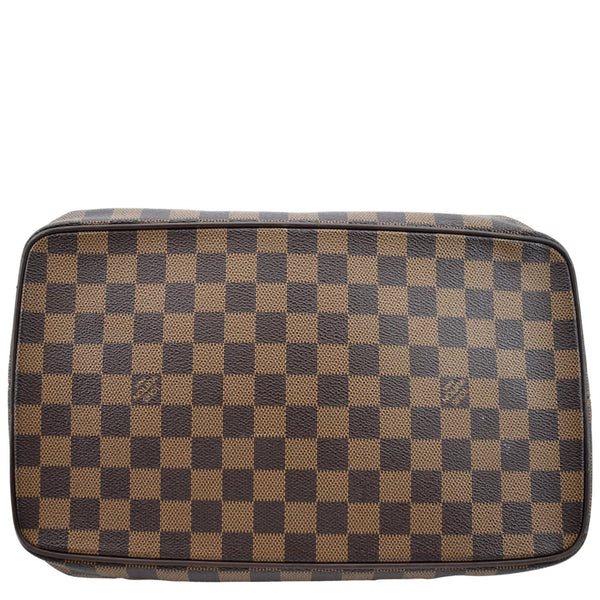 LOUIS VUITTON Saleya MM Damier Ebene Shoulder Bag Brown