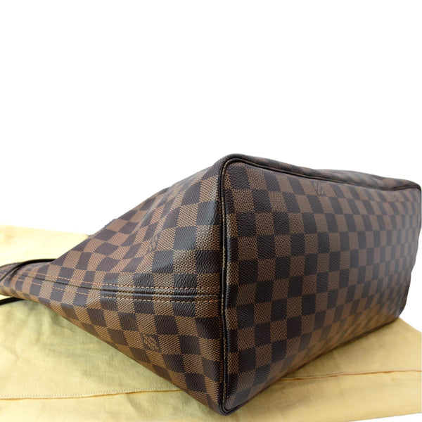 LOUIS VUITTON Neverfull GM Damier Ebene Tote Shoulder Bag Brown