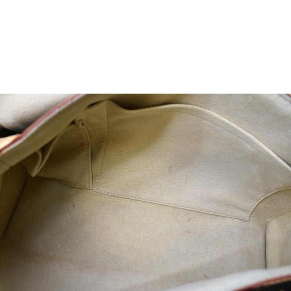 LOUIS VUITTON Beverly MM Monogram Canvas Satchel Bag Brown