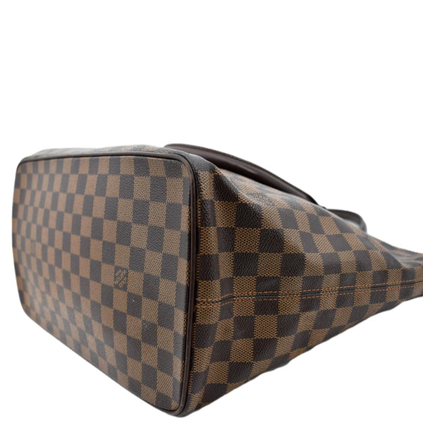 LOUIS VUITTON Saleya MM Damier Ebene Shoulder Bag Brown