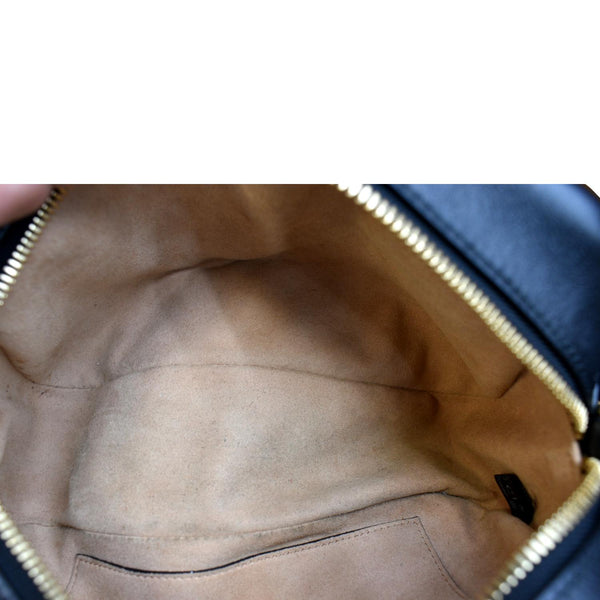 GUCCI GG Marmont Small Matelasse Canvas Leather Crossbody Bag Beige 447632