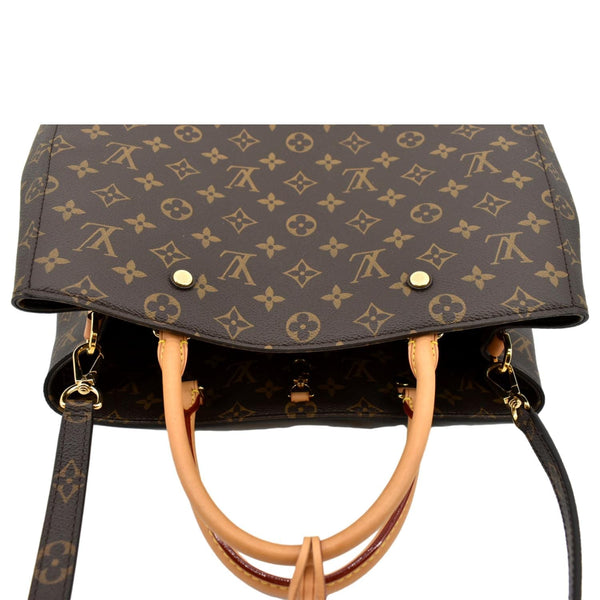Louis Vuitton Montaigne GM Monogram Canvas Shoulder Bag - Top