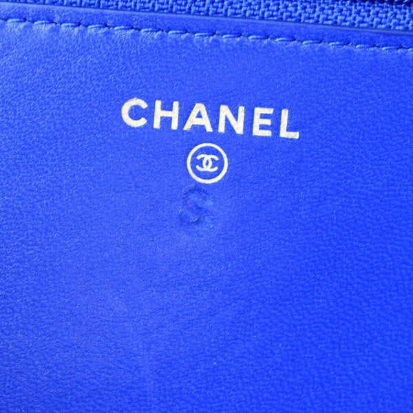 Chanel Wallet On Chain Quilted Leather Crossbody Bag - Stamp