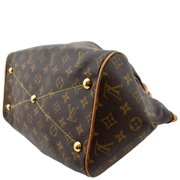 LOUIS VUITTON Tivoli GM Monogram Canvas Shoulder Bag Brown
