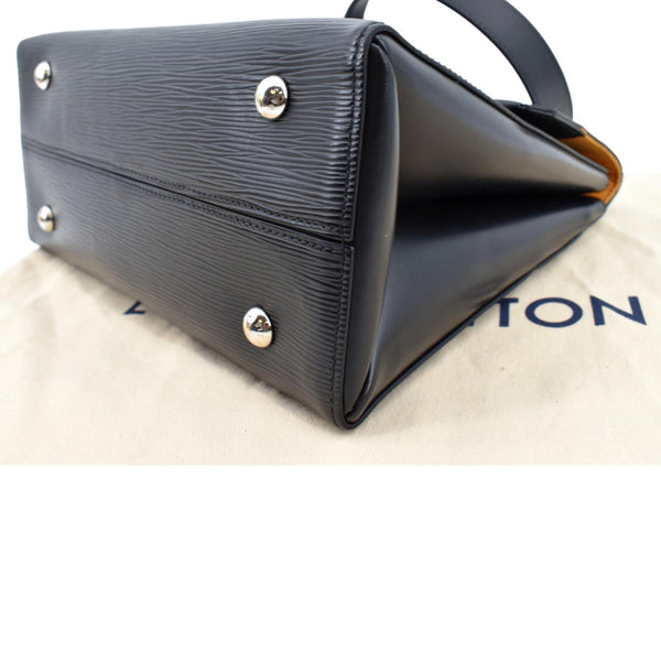 LOUIS VUITTON Grenelle PM Epi Leather Shoulder Bag Black