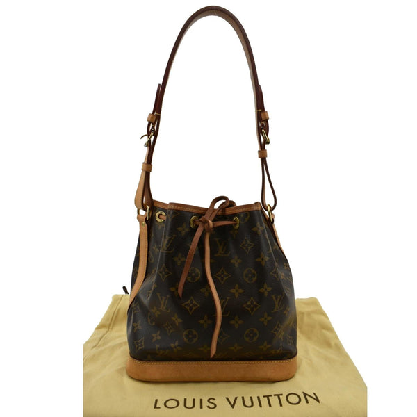 LOUIS VUITTON Neonoe MM Monogram Canvas Shoulder Bag Brown