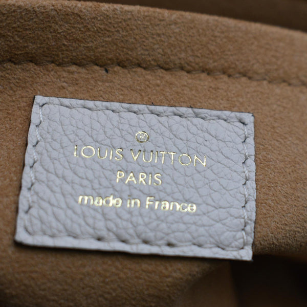 Louis Vuitton Lockme Tender Grained Calfskin Leather Bag - Made in France