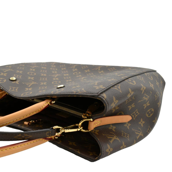 Louis Vuitton Montaigne GM Monogram Canvas Shoulder Bag - Top Left