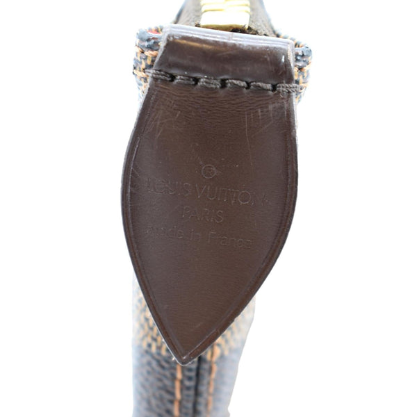 LOUIS VUITTON Saleya MM Damier Ebene Shoulder Bag Brown