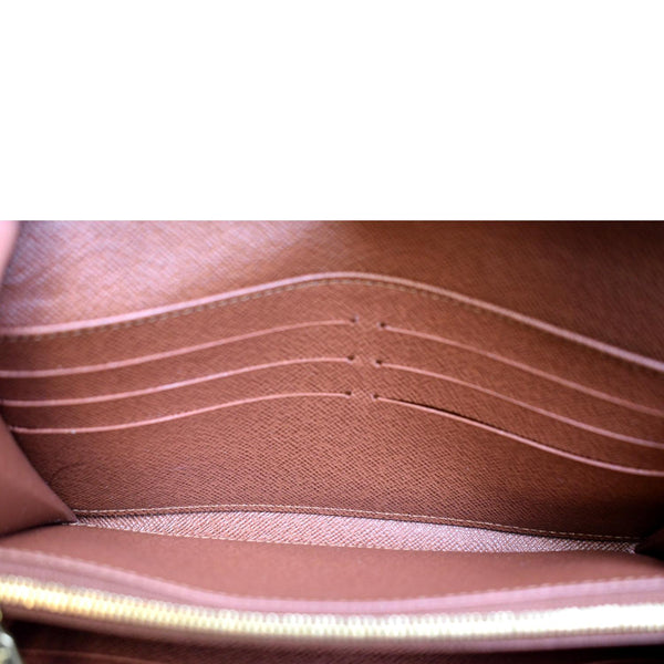 LOUIS VUITTON Sarah Monogram Canvas Wallet Brown