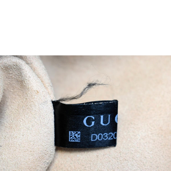 GUCCI GG Marmont Small Matelasse Canvas Leather Crossbody Bag Beige 447632