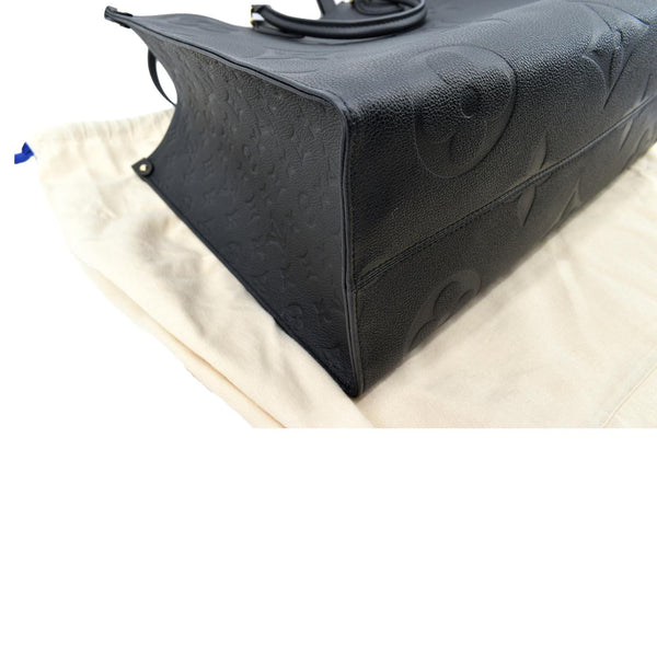 Louis Vuitton Onthego GM Monogram Empreinte Tote Bag - Bottom Left