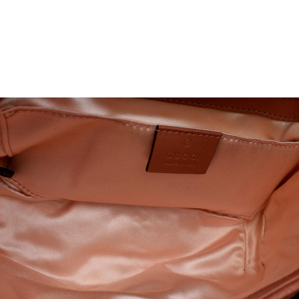 GUCCI GG Mini Marmont Sequin Shoulder Bag Pink 446744