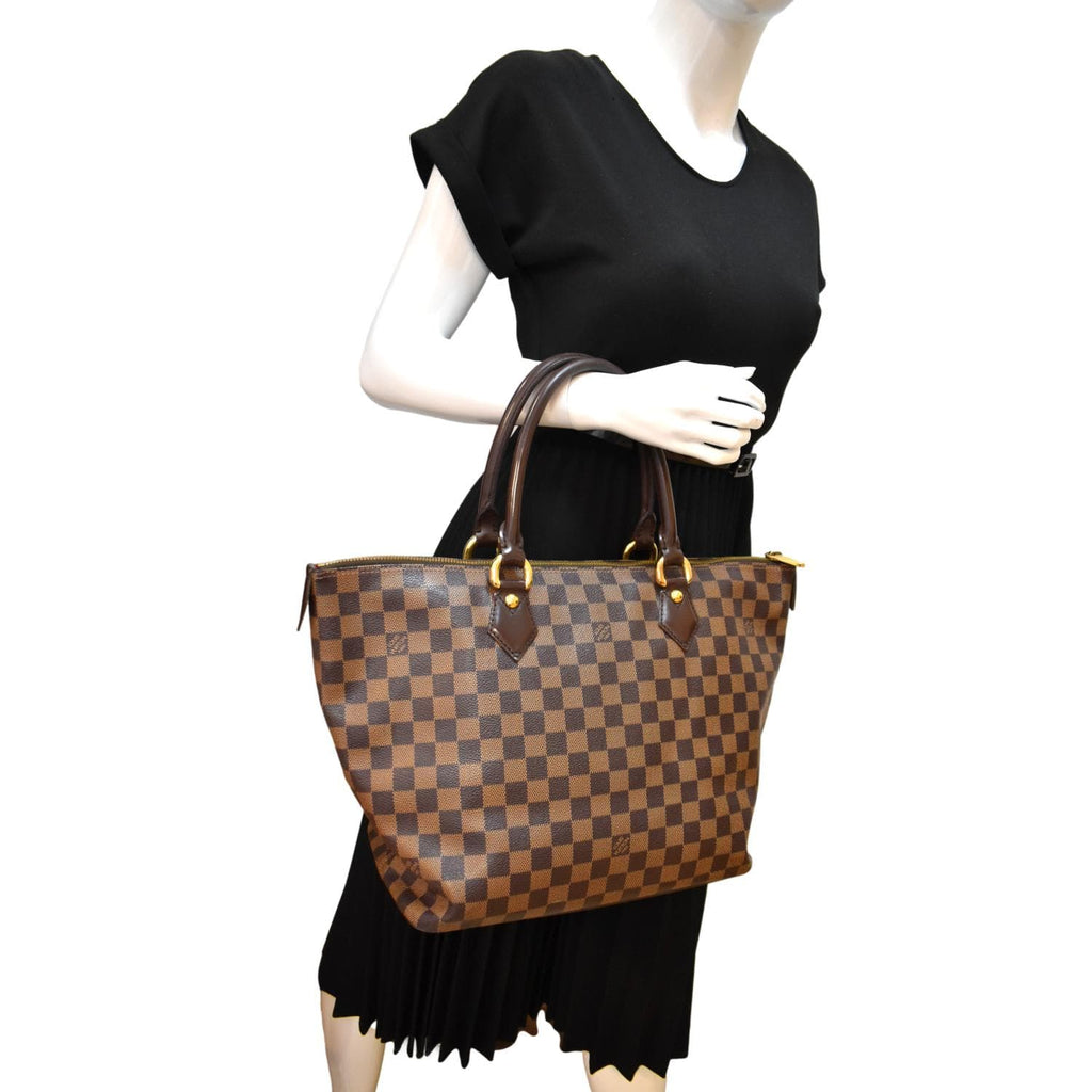 Saleya MM Damier Ebene – Keeks Designer Handbags