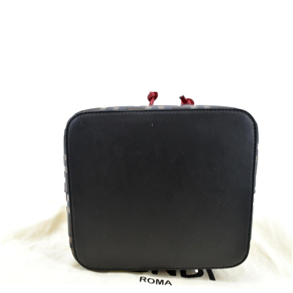 FENDI Mon Tresor Drawstring FF Canvas Bucket Bag Multicolor