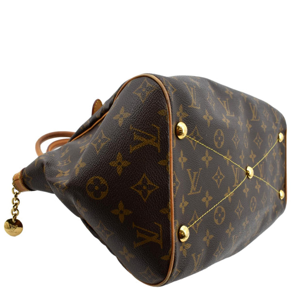 LOUIS VUITTON Tivoli GM Monogram Canvas Shoulder Bag Brown