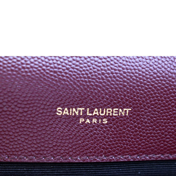 Yves Saint LAURENT Medium Envelope Leather Chain Shoulder Bag-DDH