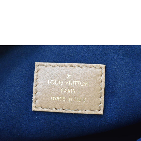 LOUIS VUITTON Coussin PM Monogram Embossed Shoulder Bag Camel