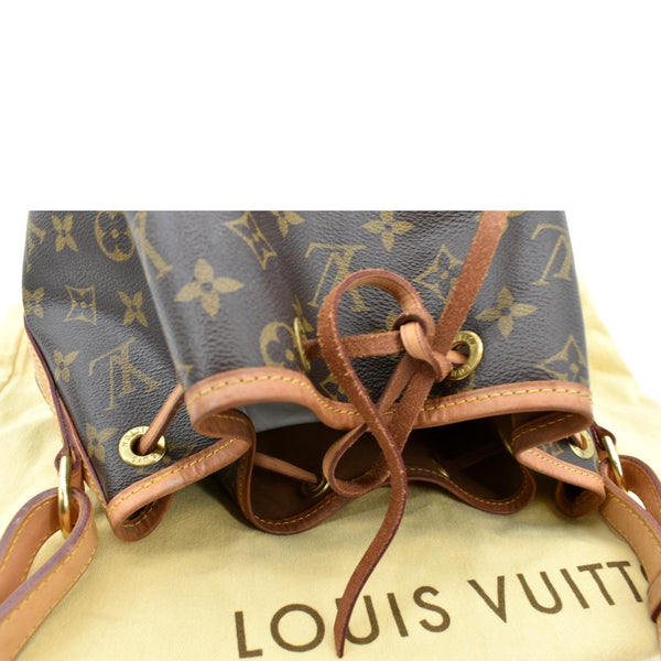 LOUIS VUITTON Neonoe MM Monogram Canvas Shoulder Bag Brown