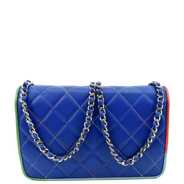Chanel Wallet On Chain Quilted Leather Crossbody Bag - Back