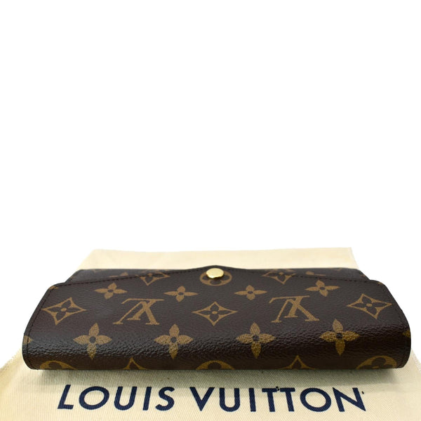LOUIS VUITTON Sarah Monogram Canvas Wallet Brown