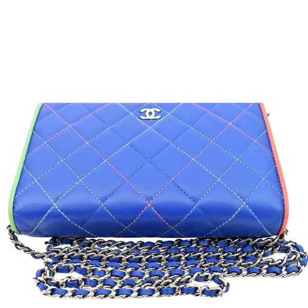Chanel Wallet On Chain Quilted Leather Crossbody Bag - Top