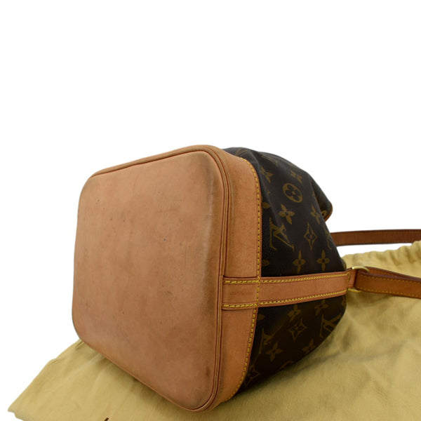 LOUIS VUITTON Neonoe MM Monogram Canvas Shoulder Bag Brown