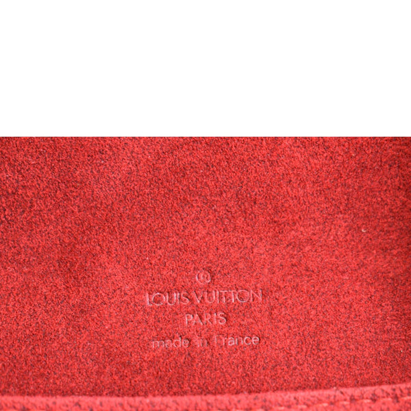 LOUIS VUITTON Sonatine Monogram Canvas Satchel Bag Brown