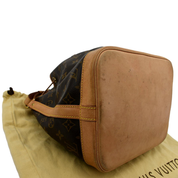 LOUIS VUITTON Neonoe MM Monogram Canvas Shoulder Bag Brown