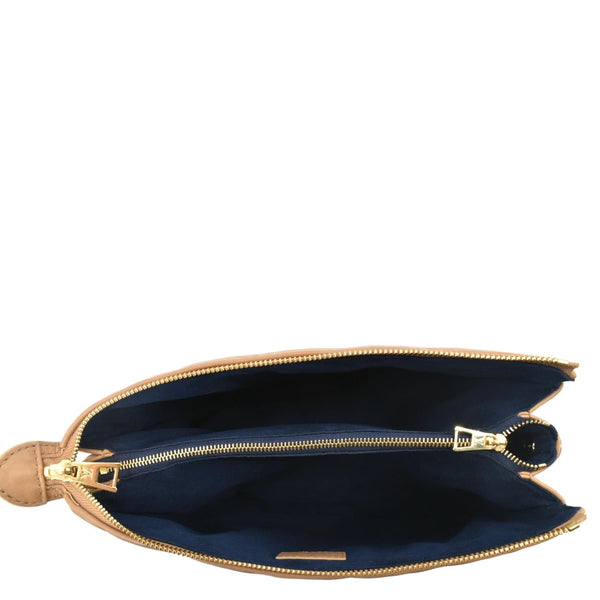 LOUIS VUITTON Coussin PM Monogram Embossed Shoulder Bag Camel